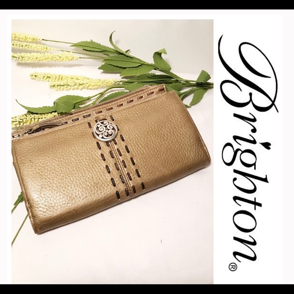 Gold BRIGHTON Organizer Wallet